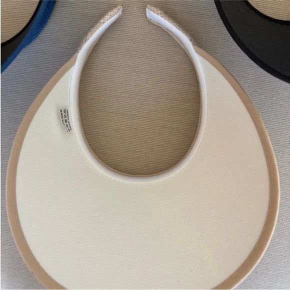 NEW Beautiful Sun Visor Set - Blue, Black, and Tan - Picture 6 of 11